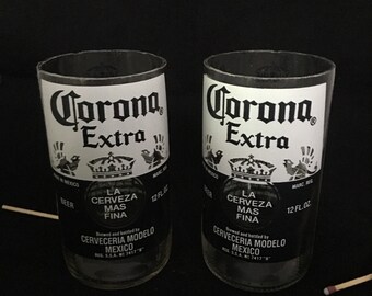 Custom Soy Upcycled Beer Bottle Container Candle-CORONA Extra La Cerveza