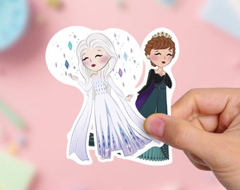 Autumn Queen & Fifth Spirit Vinyl Sticker Set for Your Vehicle | UV and Water Resistant Sticker | UV Safe Decal | Adorable Animal Art