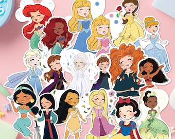 Princess Vinyl Sticker Collection: UV & Water Safe Decals