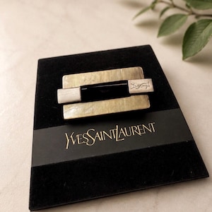 YVES SAINT LAURENT クロスブローチ Ysl Brooch - Etsy