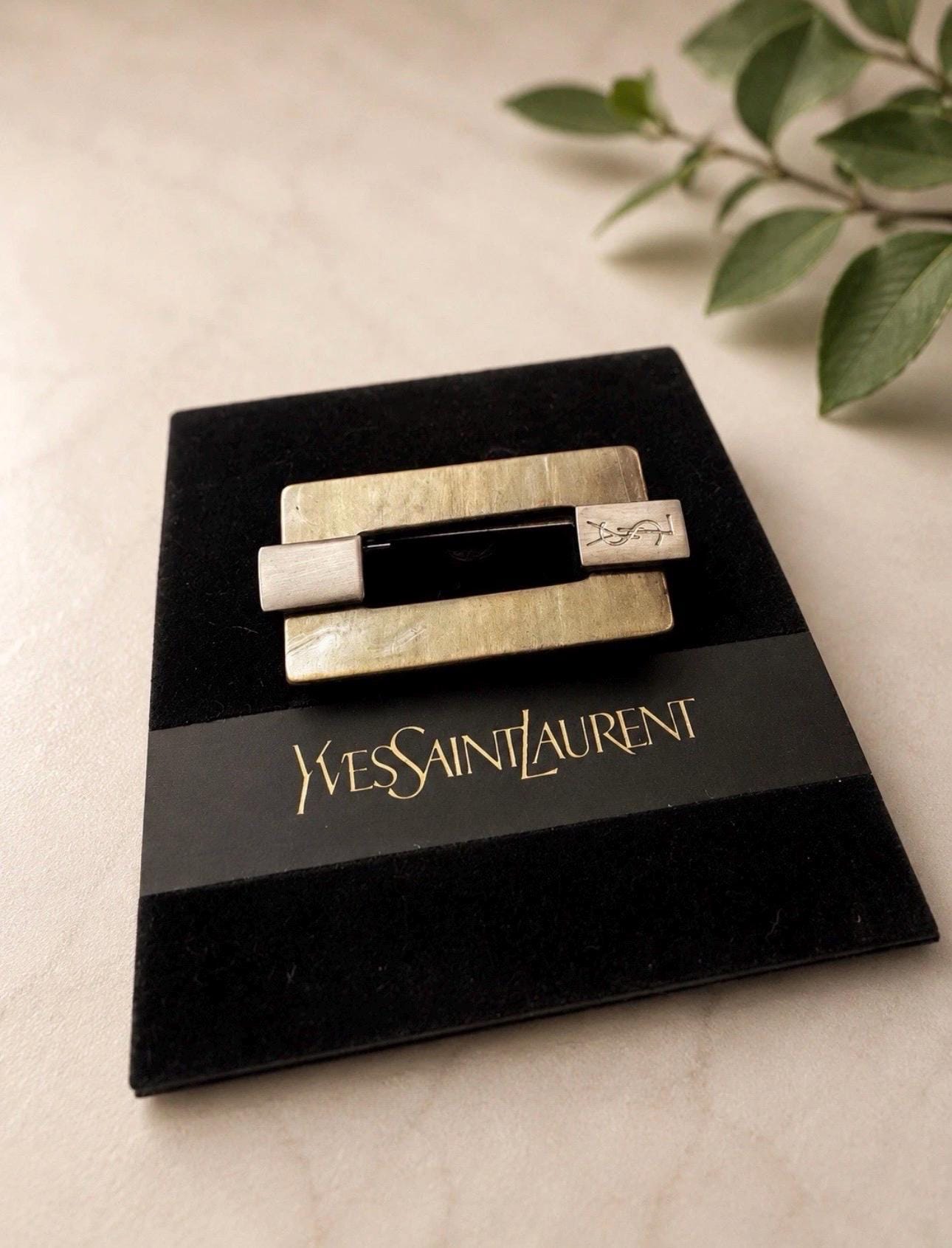 Saint Laurent Brooch - Etsy