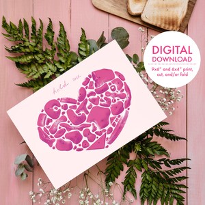 Hold Me, cartão de dia dos namorados para impressão, download digital cartão de dia dos namorados, cartão de dia dos namorados para escaladores, 6x9 4x6 PDF