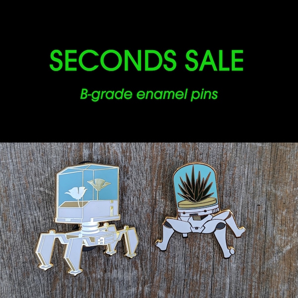 Seconds Sale - enamel pins