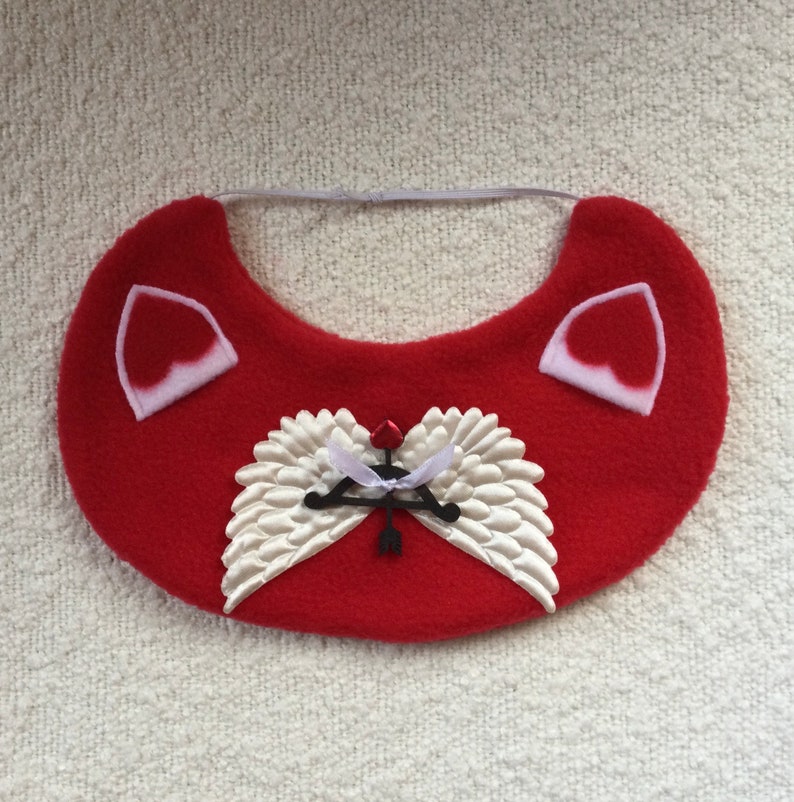 Valentines Day Cupid costume for a guinea pig, rabbit, chinchilla, kitten, puppy, small pet. image 4