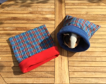 SALE Plaid tartan cuddle sack.