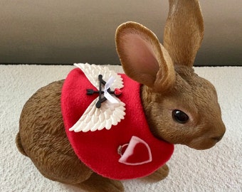 Valentine’s Day Cupid costume for a guinea pig, rabbit, chinchilla, kitten, puppy, small pet.