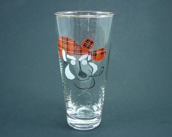 Vintage Libbey Scotsman or Scottish Man 16 Oz. Cooler, Tumbler or Glass, A Lift to Good Golf by MacGregor