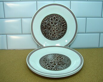 4 Corelle by Corning Batik, Expressions Line 8.5" Salad Plates, Set of Four Dessert Plates