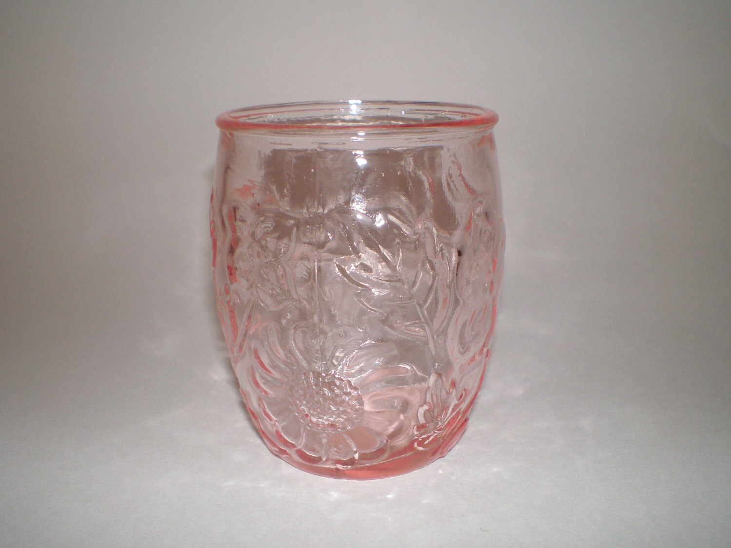 Pink Glass Bedside Water Carafe and Tumbler Night Set Tumble Etsy