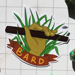 Bardo - Adesivo de Classe D&D (ÚLTIMA CHANCE)