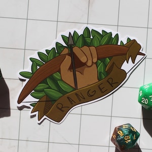 Ranger - Adesivo de classe D&D (ÚLTIMA CHANCE)