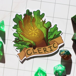 Clérigo - Adesivo de Classe D&D (ÚLTIMA CHANCE)