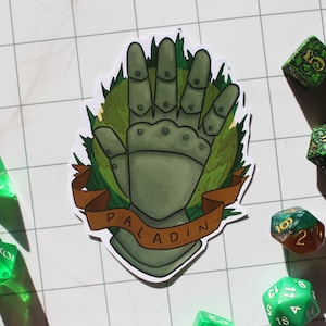 Paladino - Adesivo de Classe D&D (ÚLTIMA CHANCE)