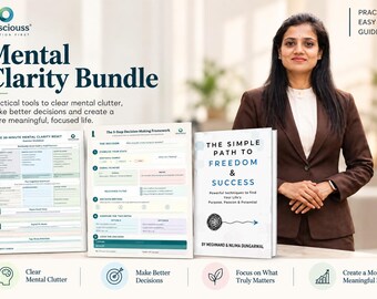 Mental Clarity Bundle | Mindfulness & Focus Worksheets | Digital Self-Reflection Tools | Printable PDF