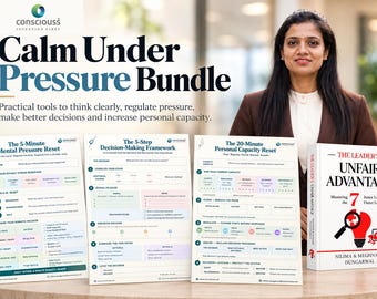 Calm Under Pressure Bundle | Stress Management Worksheets, Mindfulness Tools (PDF)