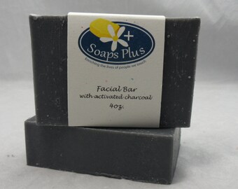 Activated Charcoal Handmade Bar Soap