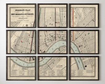 New Orleans Art, New Orleans Print Set, Wall Art, Photography, French ...