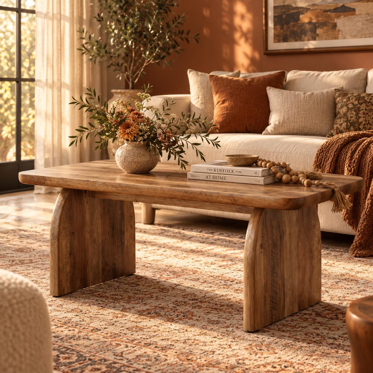 Corner Coffee Table - Etsy