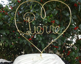 Personalized Name Cake Topper