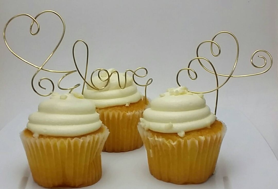 Cupcake Toppers Engagement Party Bridal Shower Topper Etsy