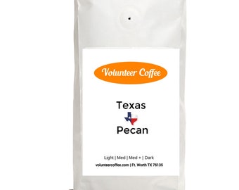 Texas Pecan, Freshly Roasted Gourmet Coffee, Ground or Whole Bean, 12 oz bag