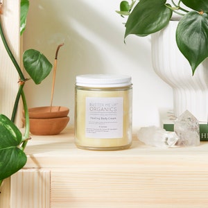Moisturizing Body Cream / Organic Body Lotion / Winter Skin / Dry Skin / Deep Moisturizer