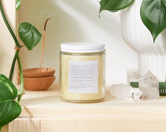 Crema corporal hidratante / Loción corporal orgánica / Piel de invierno / Piel seca / Hidratante profunda