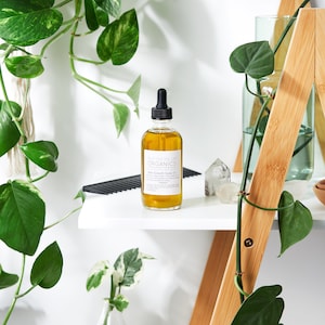 Tratamiento orgánico para el cuero cabelludo / Aceite para el cuero cabelludo / Crecimiento capilar / Aceite orgánico para el cabello / Reparación capilar / Cuero cabelludo sano / Tratamiento herbal / Botella de vidrio