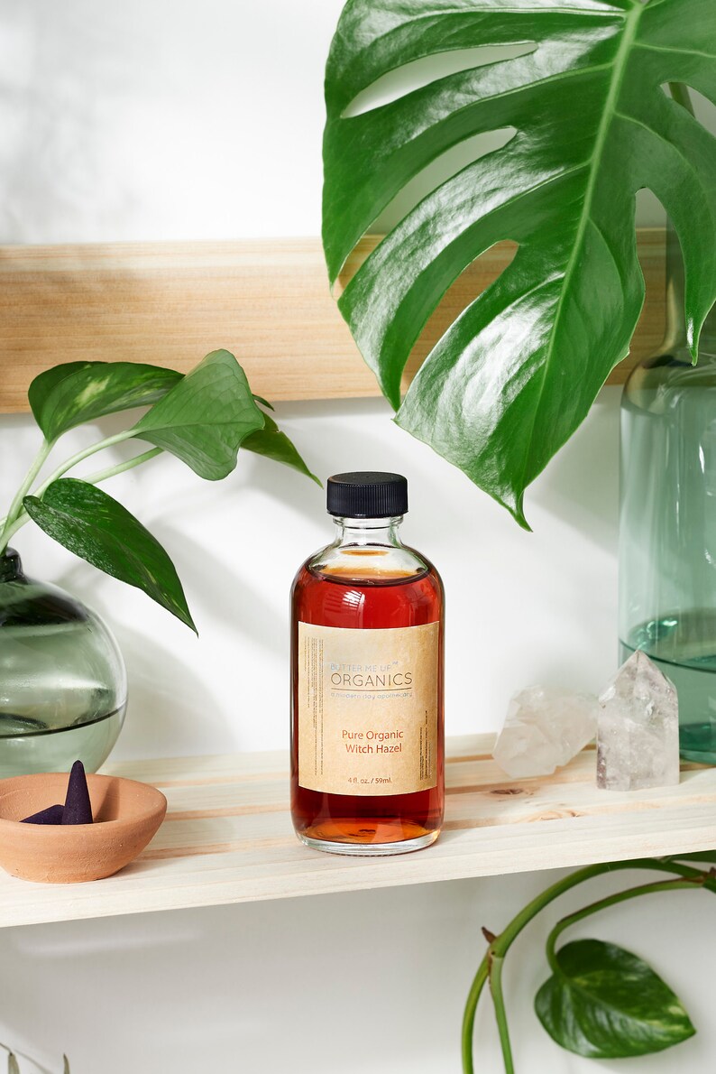 Organic Witch Hazel / Organic Facial Toner / Blemishes / Acne Etsy