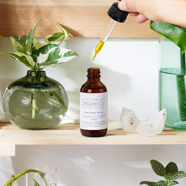 Organic Facial Serum with Rosehip & Sea Buckthorn Oil