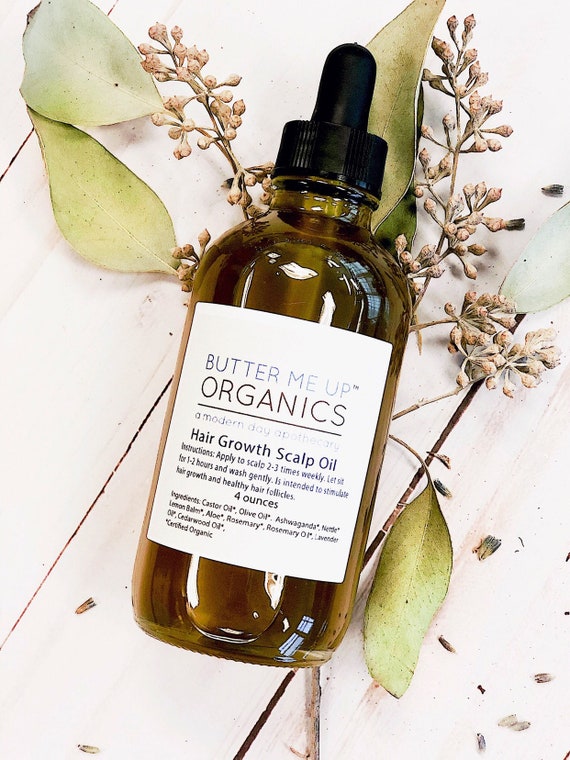 Organic Scalp Treatment Scalp Oil Hair Growth Organic Etsy
