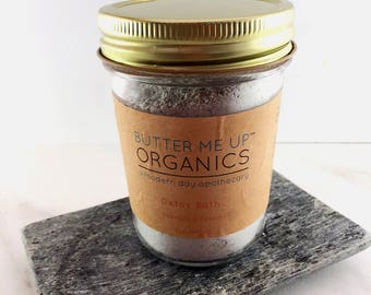 Detox Bath Epsom Salt Clay Essential Oil Soak Organic Vegan / Holiday Gift / Christmas Gift