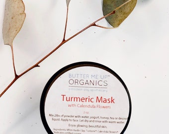 Turmeric Face Mask / Turmeric Calendula Face Mask