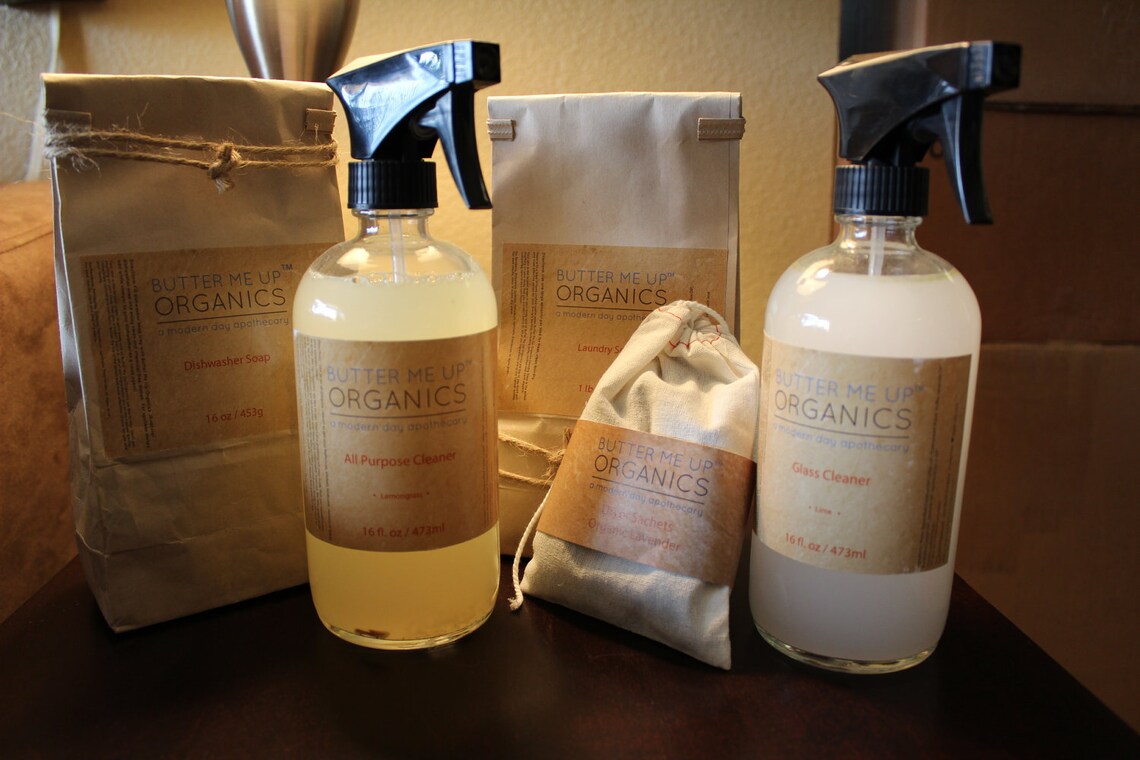 Natural House Cleaning Bundle W/ FREE Soap Nuts Etsy