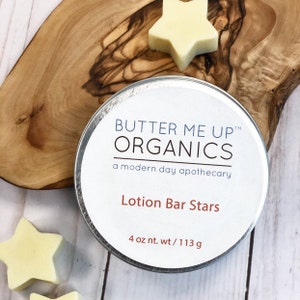 Set of 8 mini organic lotion bar hearts