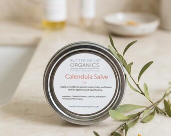 Organic Calendula Salve with Shea Butter