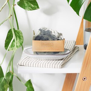Lemongrass menta biologica con carbone attivo e argilla verde francese / Sapone vegano / SENZA PALMA