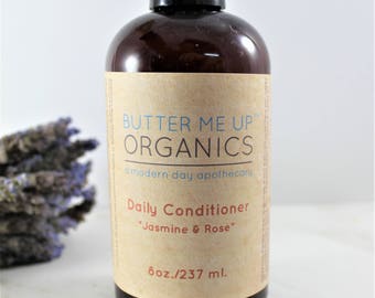 Organic Daily Conditioner: Jasmine & Rose