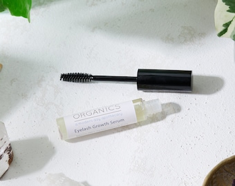 Organic Eyelash Growth Serum, Long Lashes & Brows (10 ml)