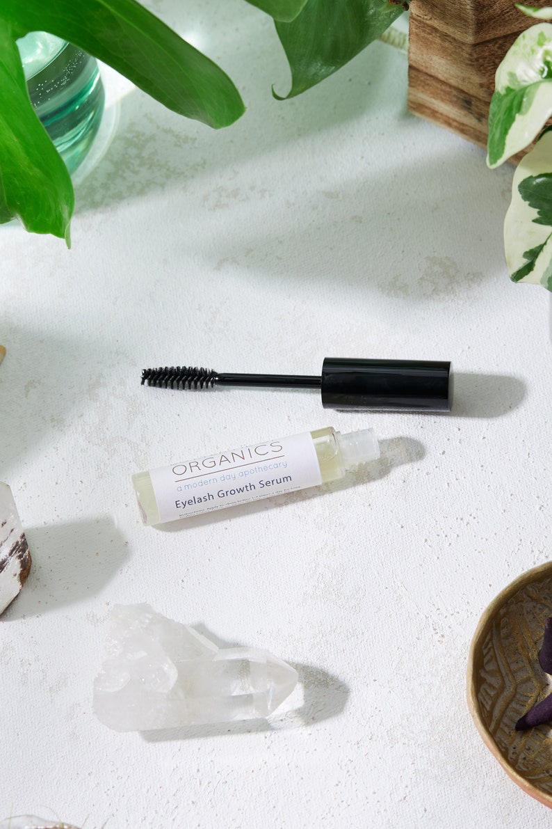 Eyelash Growth Serum Organic / Grow Your Lashes Long Naturally Etsy