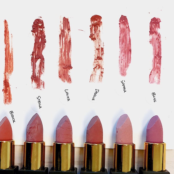 Organic Lipstick / Mineral Lipstick  / Organic Makeup / Butter Me Up Organics