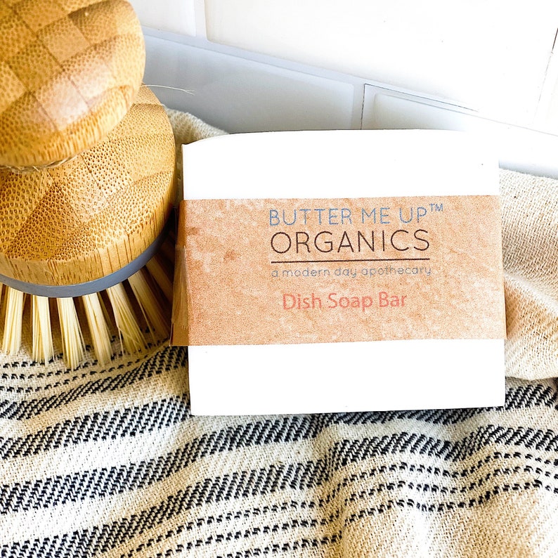 Organic Solid Dish Soap / Organic Dish Soap / Dish Washing Bar Etsy