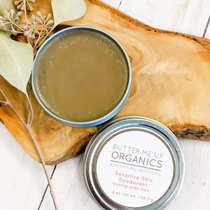Organic Sensitive Skin Deodorant / baking soda free deodorant / deodorant for sensitive skin