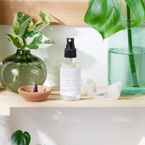 Organic Pillow Mist  / Relaxing Essential Oils / Gentle Sleep / Butter Me Up Organics /