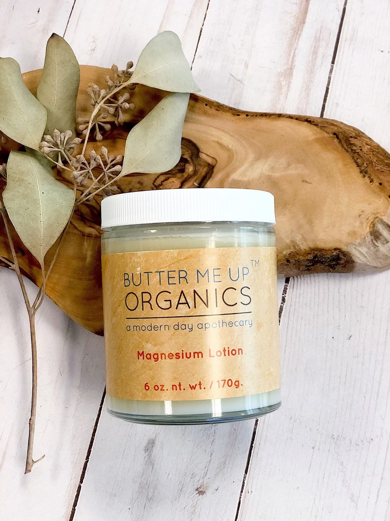 Organic Magnesium Lotion / Magnesium / Magnesium Cream / Magnesium Butter / Magnesium Body Butter / Magnesium Chloride / Magnesium Rub Balm image 6