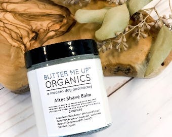 Organic After Shave Lotion / Gift For Dad / Organic Shaving Balm
