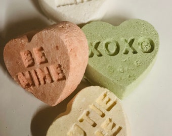 Valentines Heart Organic Bath Bomb