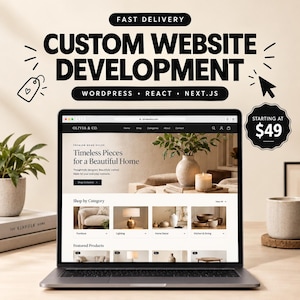 Websiteontwikkeling op maat | Responsieve zakelijke templates | WordPress, React, Next.js | Websiteontwikkelaar