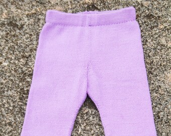 Knitted Merino wool pants * baby winter wool pants * winter wool leggings * infant knit pants * wool trousers * baby tights * wool longies