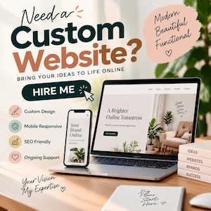 Professional Website Design Service | Custom HTML CSS JavaScript | Modern Responsive Business Website | Web Developer